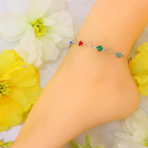 Minimalist Anklet, Sleek & Modern Design, Women’s Fashion, YC110478-A - Picture 2 of 10